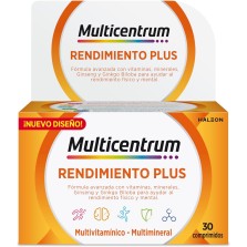 MULTICENTRUM RENDIMIENTO PLUS 30 COMPRIMIDOS