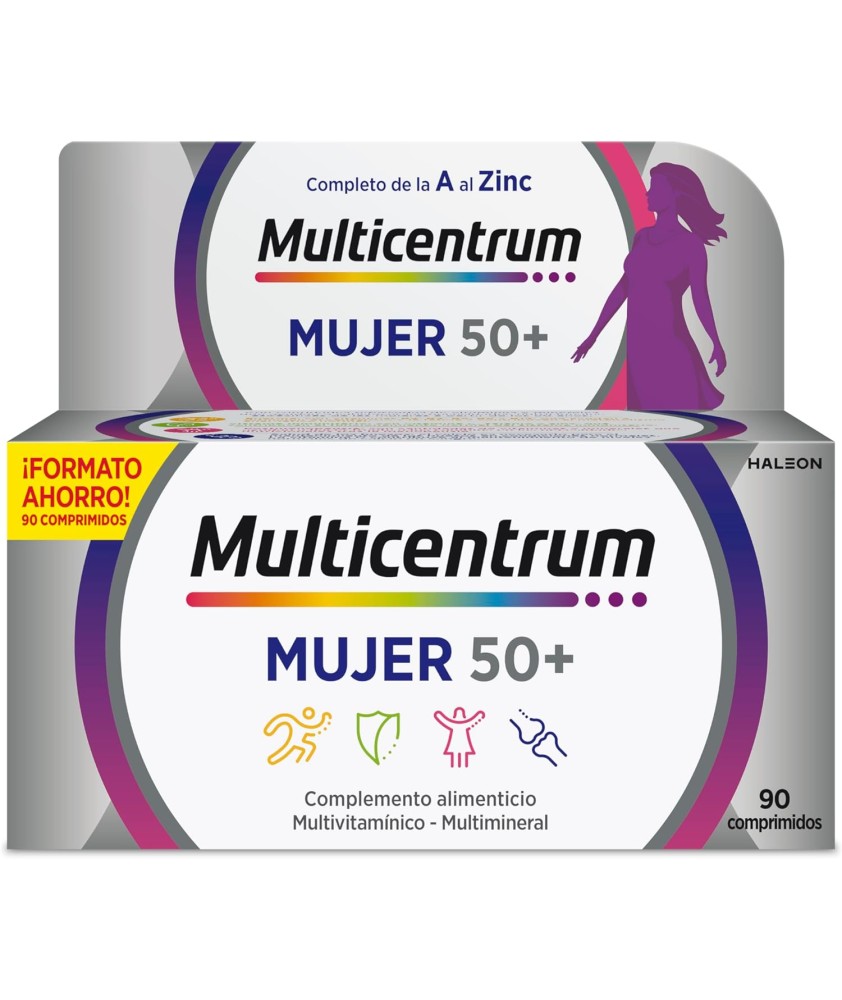 MULTICENTRUM MUJER 50+ 90 COMPRIMIDOS