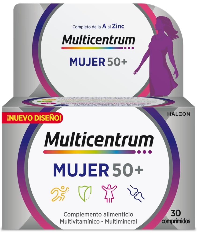 MULTICENTRUM MUJER 50+ 30 COMPRIMIDOS