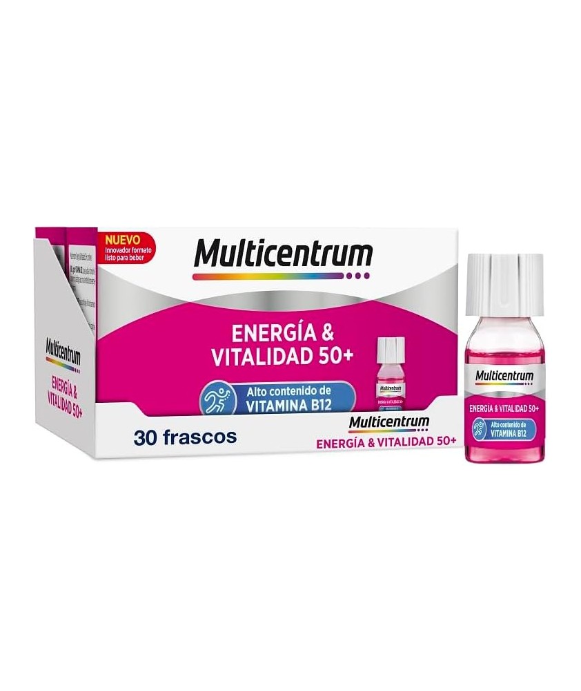 MULTICENTRUM ENERGÍA & VITALIDAD 50+ 30 FRASCOS