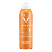 CAPITAL SOLEIL SPF 50 HYDRA ESPUMA TRANSP HIDRAT TACTO SECO ALTA PROTECCION 1 SPRAY 200 ML