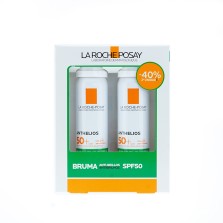 ANTHELIOS DUPLO BRUMA FACIAL INVISIBLE ANTIBRILLOS SPF 50+ 2x75 ML