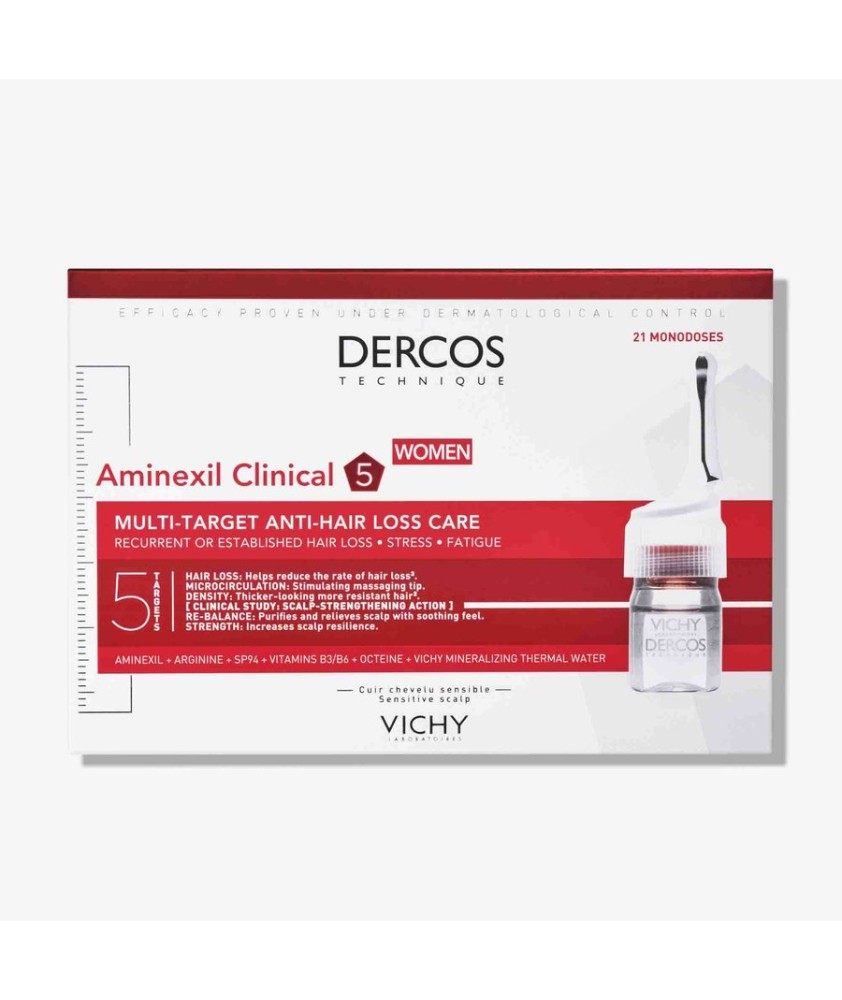 DERCOS AMINEXIL C5 MUJER 21X6 ML