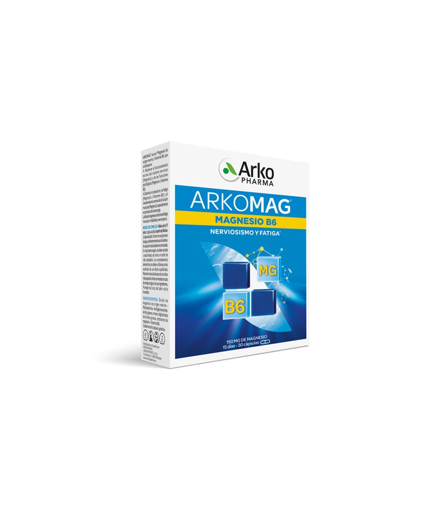 ARKOMAG MAGNESIO B6 30 CAPSULAS