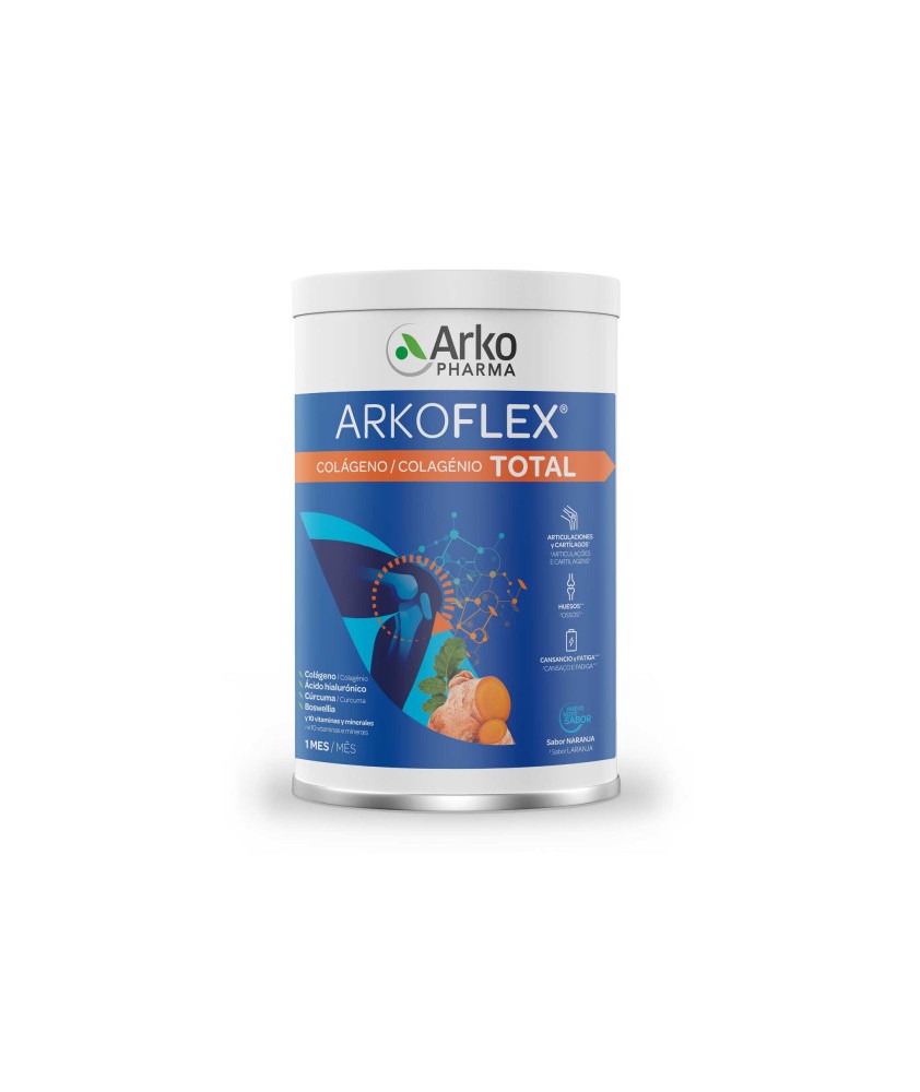 ARKOFLEX COLAGENO TOTAL 1 ENVASE 390 G SABOR NARANJA