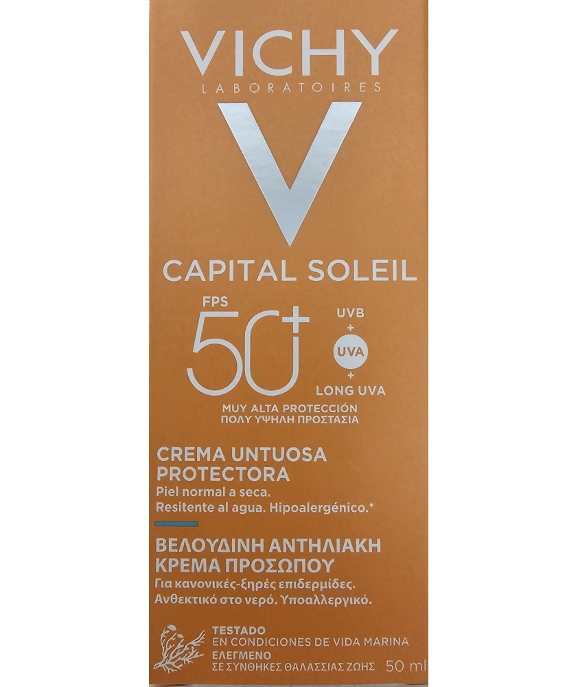 CAPITAL SOLEIL CREMA UNTUOSA ROSTRO SPF 50+