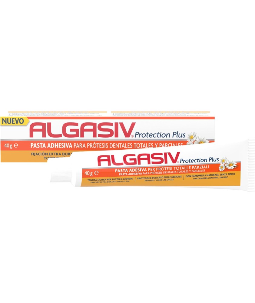 ALGASIV PROTECTION PLUS PASTA ADHESIVA PARA PROTESIS DENTALES 1 TUBO 40 G