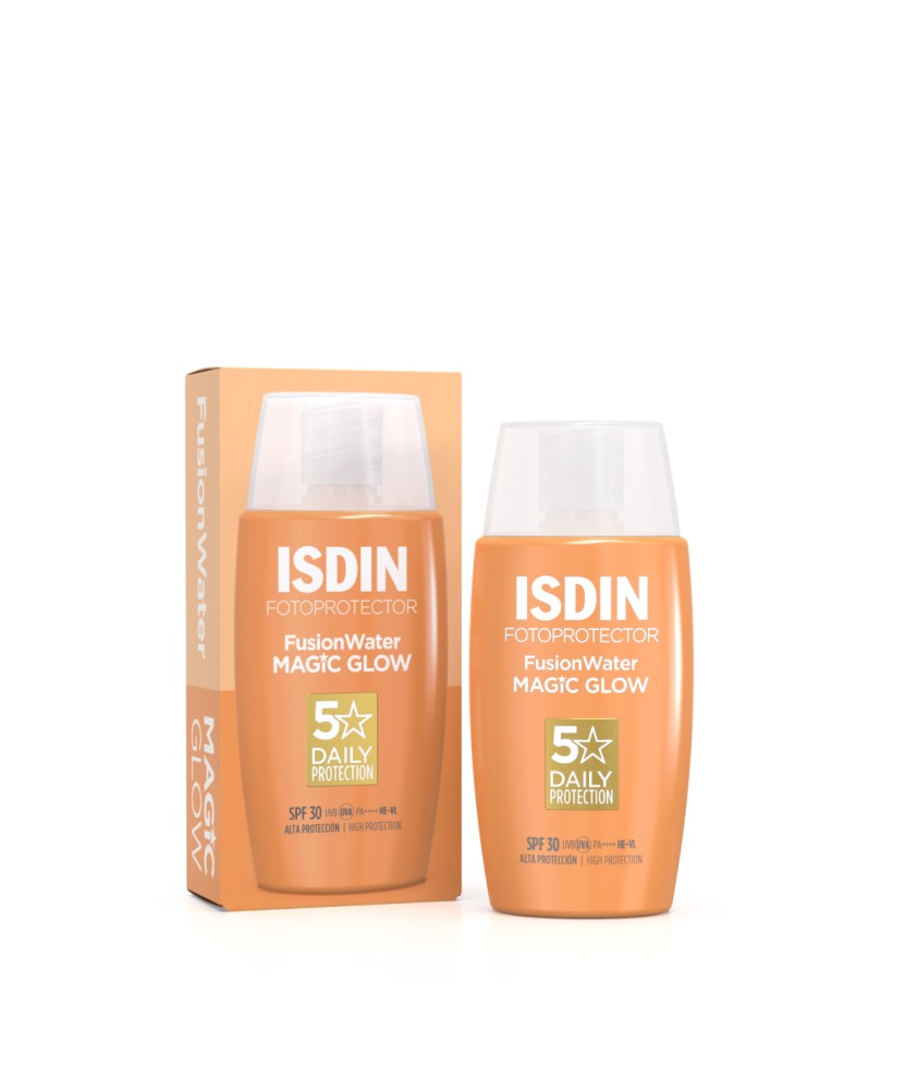 ISDIN FOTOPROTECTOR FUSION WATER MAGIC GLOW SPF 30 I ENVASE 50 ML