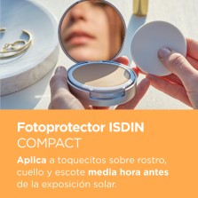 FOTOPROTECTOR ISDIN COMPACT SPF 50+ MAQUILLAJE LIGHT